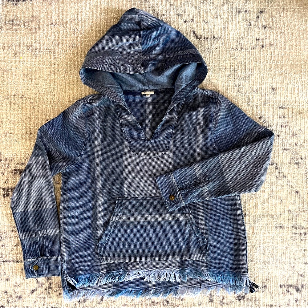 Dylan hooded pancho pullover